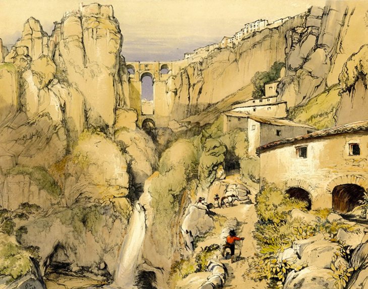 Ronda, Málaga (1832) | British Museum