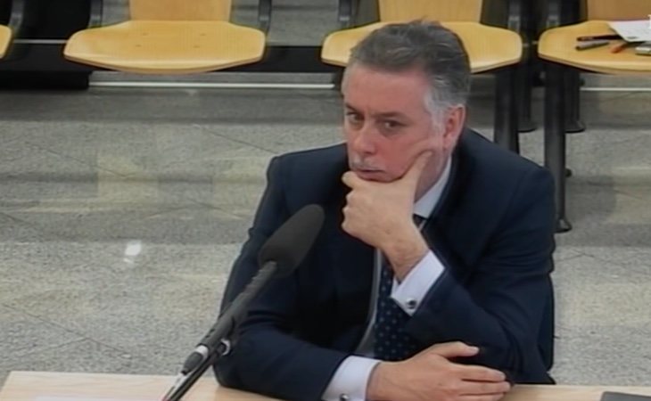 Alberto López Viejo durante su comparecencia ante el tribunal del caso Gürtel en 2017