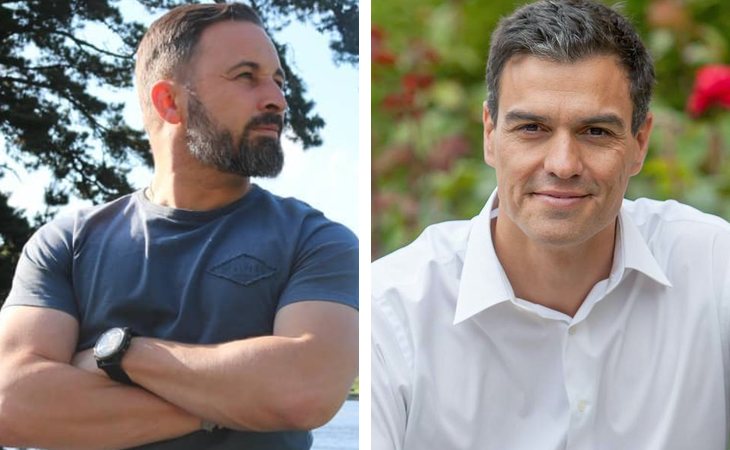 Pedro Sánchez y Santiago Abascal, los políticos más follables