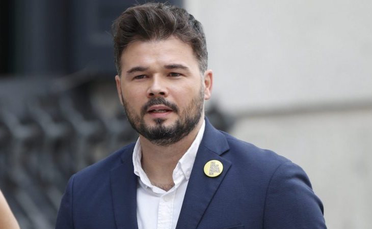 Gabriel Rufián (ERC) lamenta la pérdida de tiempo de la moción de censura: 'Con la que esta cayendo aquí los hijos de Trump y Blas Piñar ...