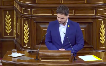 Rufián, contundente: 'Señor Abascal, la izquierda gobierna en este país. ¡Váyase a llorar a Mingorrubio!'. 'Lo único bueno es que hoy tenemos ...