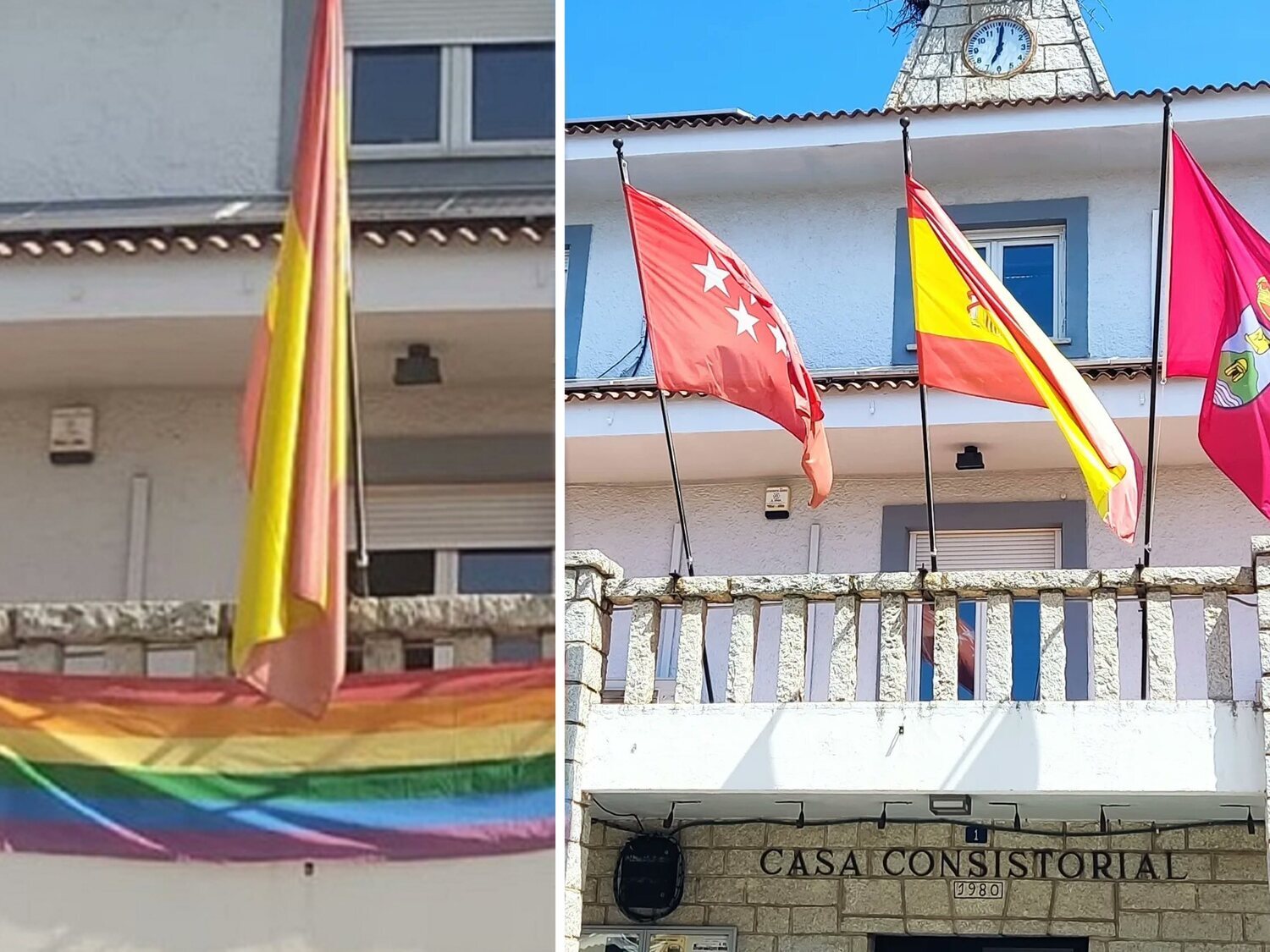 Un alcalde del PP en una coalición con VOX retira banderas por los derechos LGTBI y Ucrania: "Debemos garantizar la equidistancia"