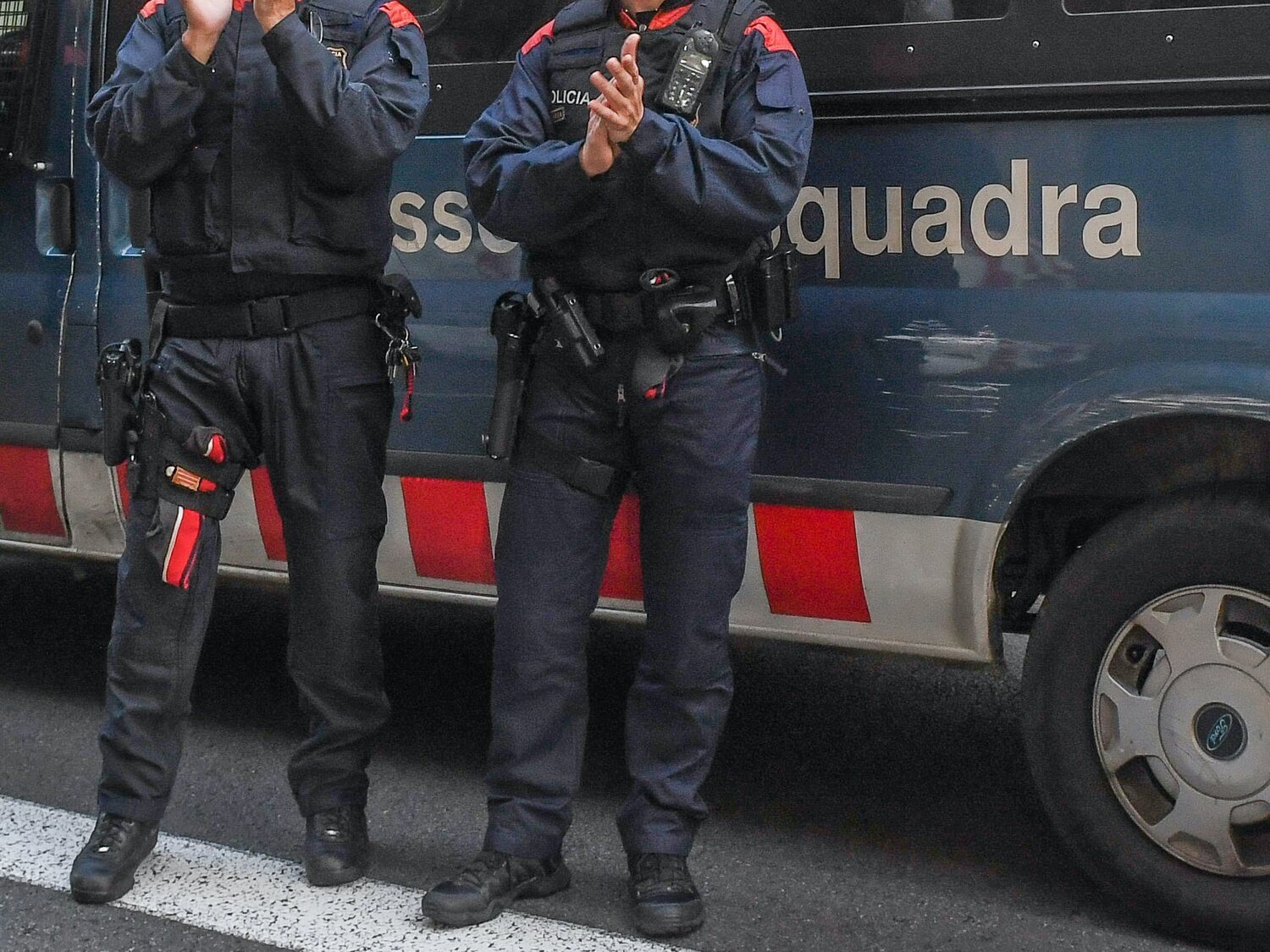 Absuelto el mosso que fingió sufrir una agresión para detener a un manifestante