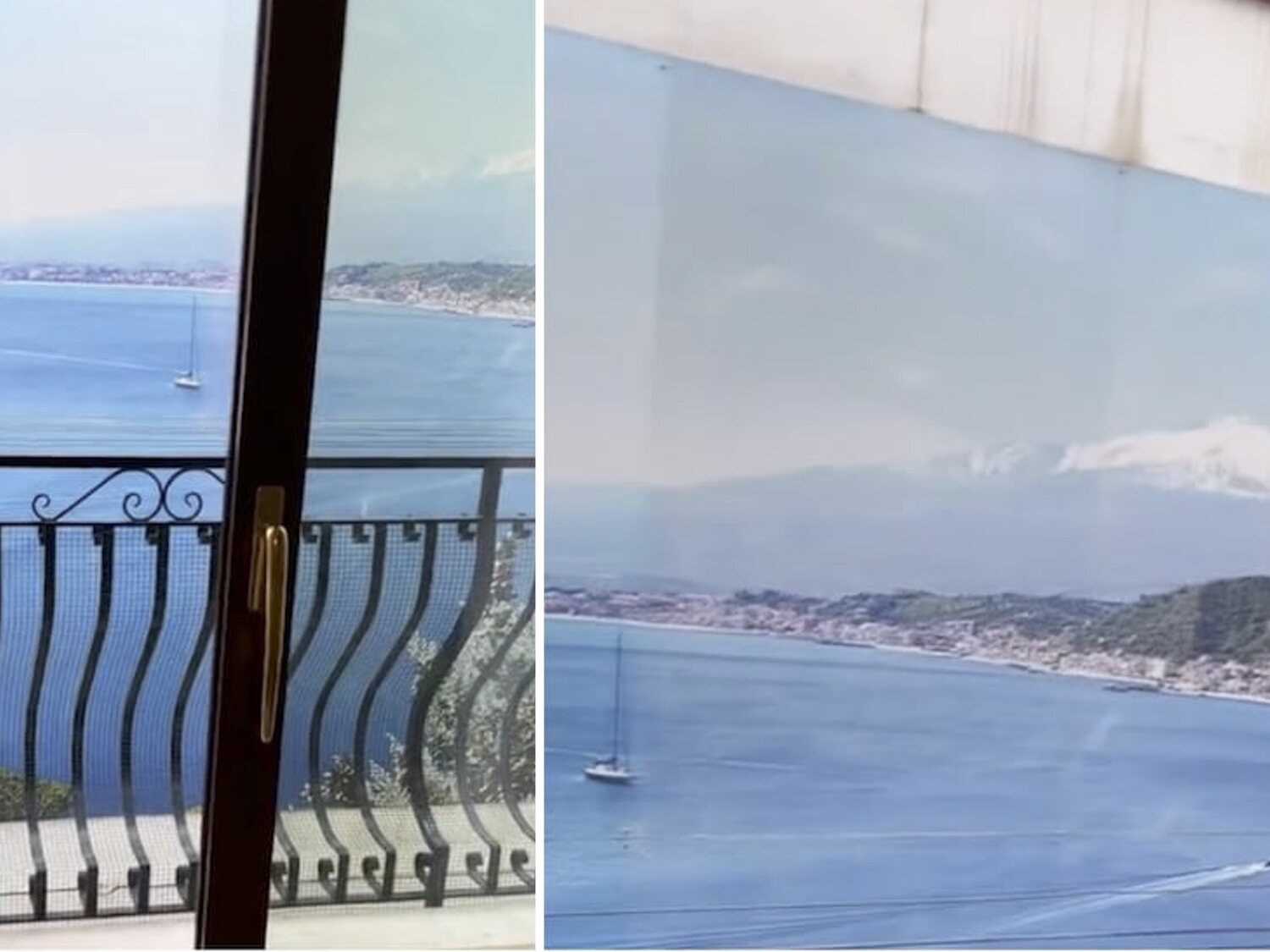 Denuncia estafa en Airbnb: quería una vista al mar se encuentra una pared pintada