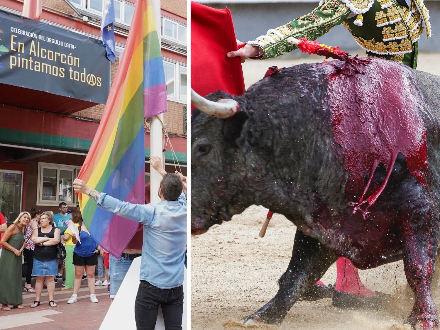 Doble vara de PP y VOX: censuran un acto LGTBI infantil y aprueban que vayan a los toros y charlas franquistas