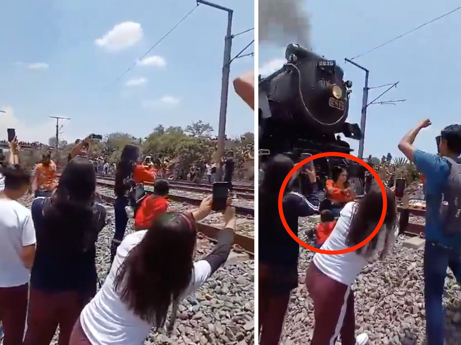 Una turista muere golpeada por un tren tras acercarse a la locomotora para hacerse un selfie