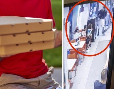 El brutal vídeo de un intento de asesinato en un Domino's Pizza en pleno centro de Madrid