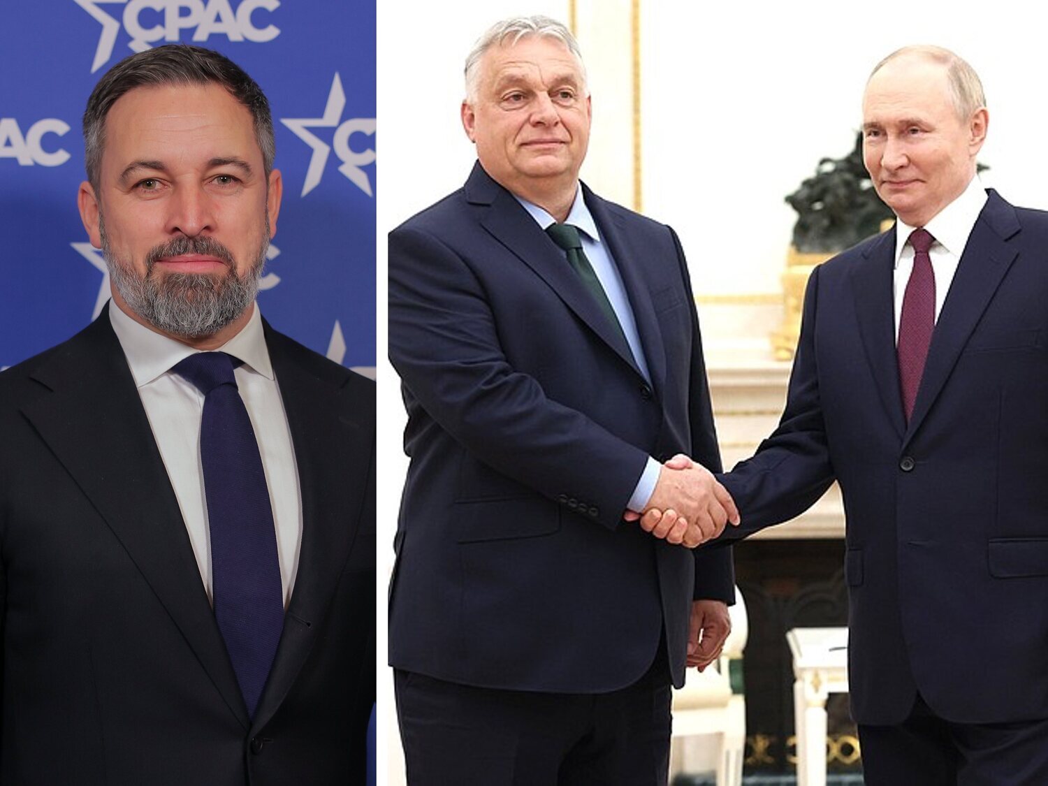 VOX abandona a Meloni y se alía con el partido de Orbán en Europa el mismo día que se reúne con Putin