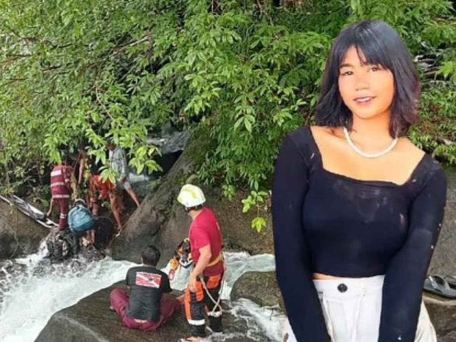 Muere a los 14 años la tiktoker Moe Sa Nay al precipitarse por una cascada por un selfie