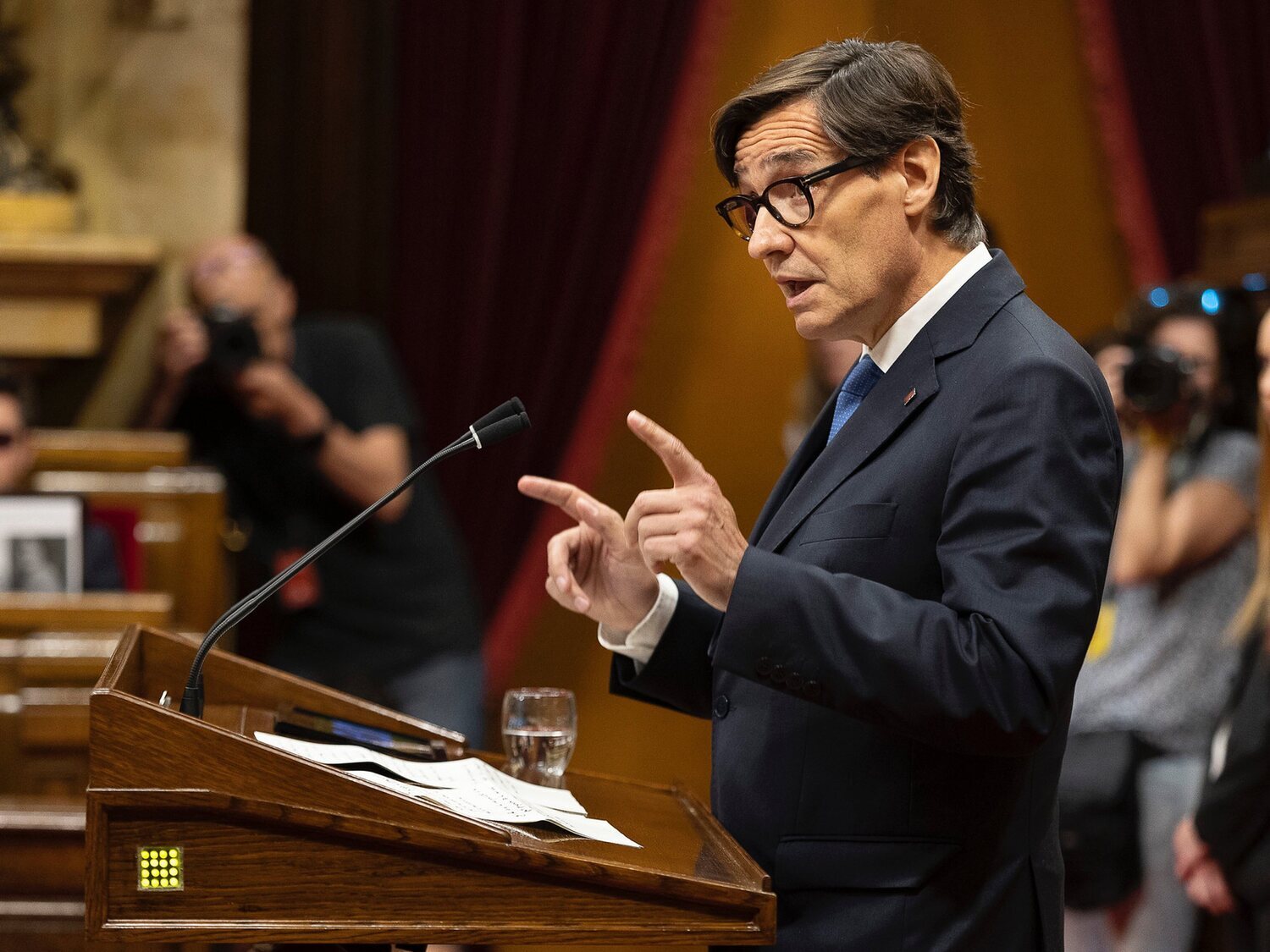 Salvador Illa, investido presidente de la Generalitat de Cataluña con el apoyo de ERC y Comunes