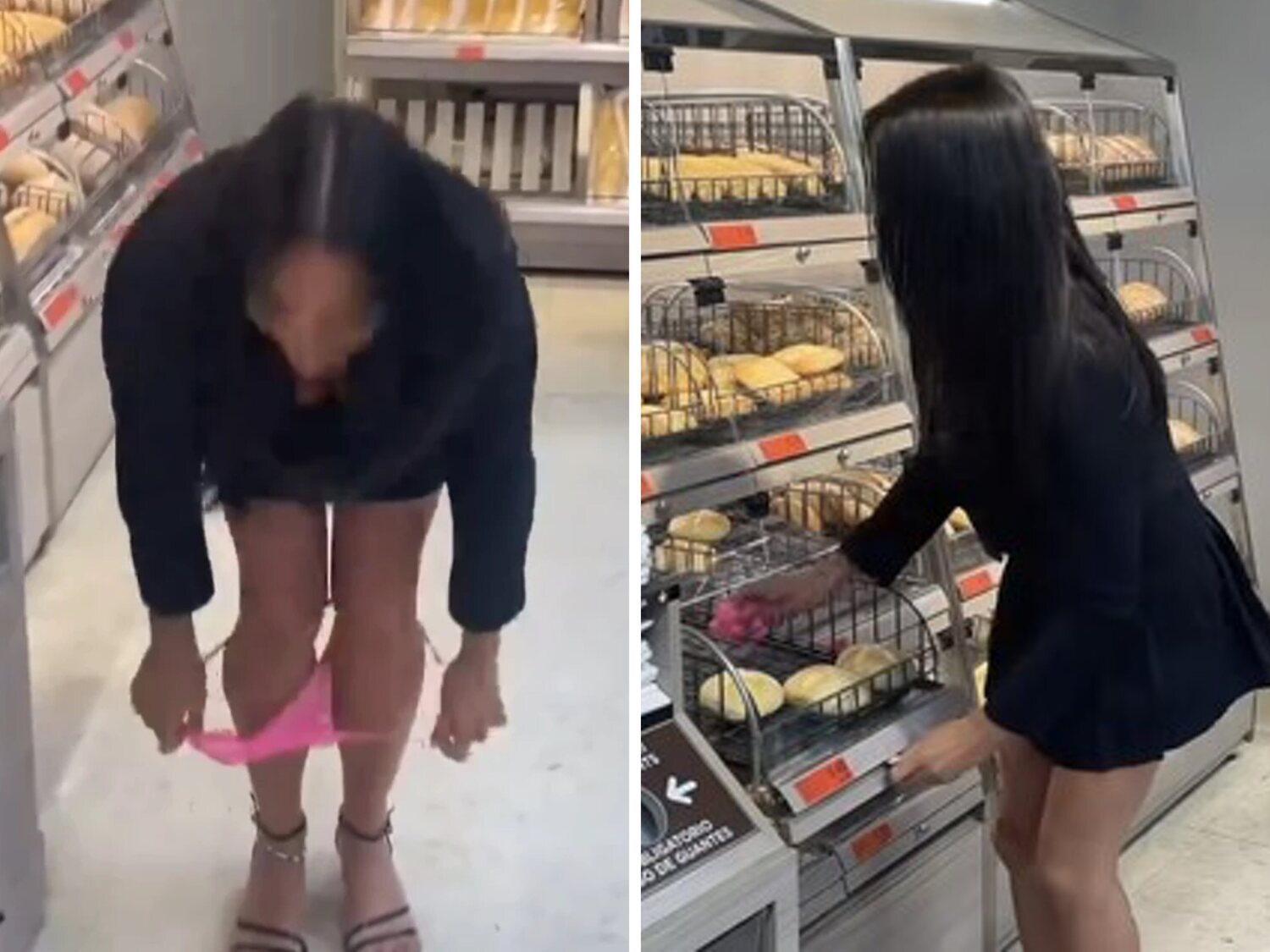 Indignación con una influencer en Mercadona: se quita la ropa interior y la esconde entre el pan