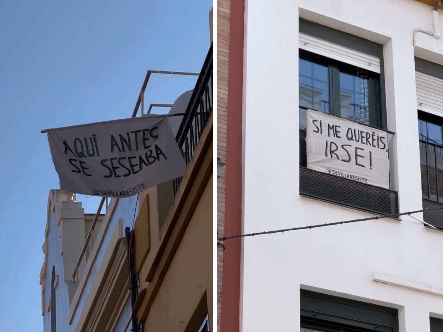 'Balcones que resisten', la propuesta sevillana contra los pisos turísticos