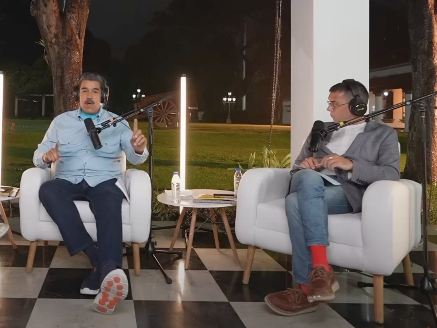 Monedero estalla contra Ayuso en el podcast de Maduro: "De joven era falangista"