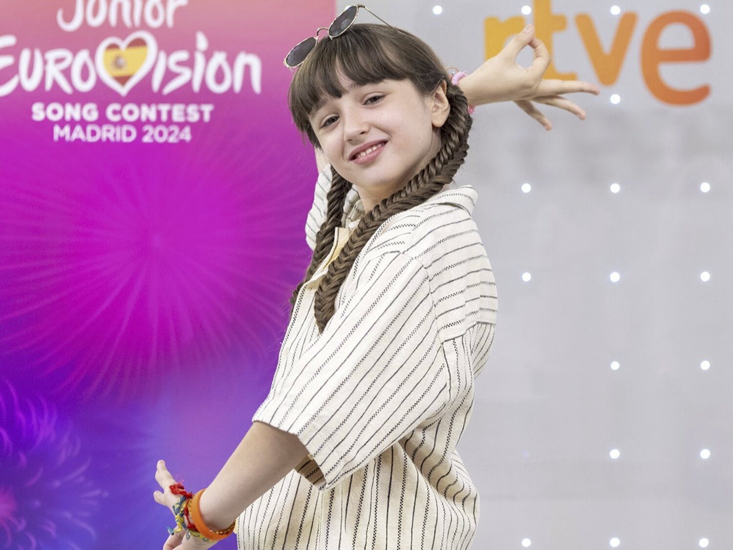 Chloe DelaRosa completa su primer ensayo en Eurovisión Junior 2024: así será su semana