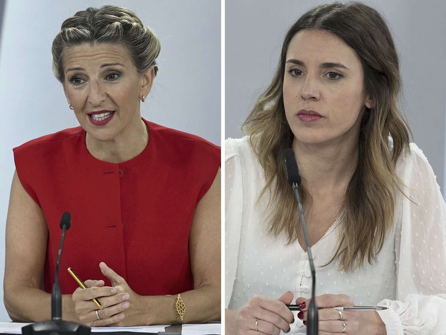 Irene Montero desvela su discusión "a gritos" con Yolanda Díaz por su dimisión