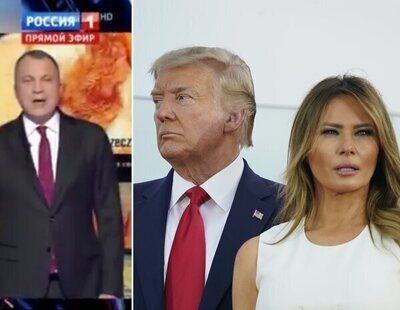 La televisión rusa emite fotos de Melania Trump desnuda tras la victoria de Donald Trump