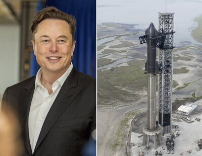 Starship, la nave de Elon Musk aterriza en llamas bajo la atenta mirada de Donald Trump