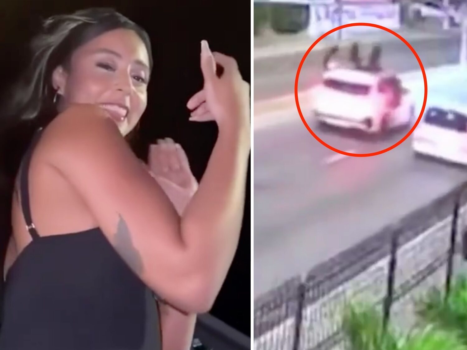 Muere la influencer Amanda dos Santos tras arrojarse desde un coche en pleno directo de Instagram