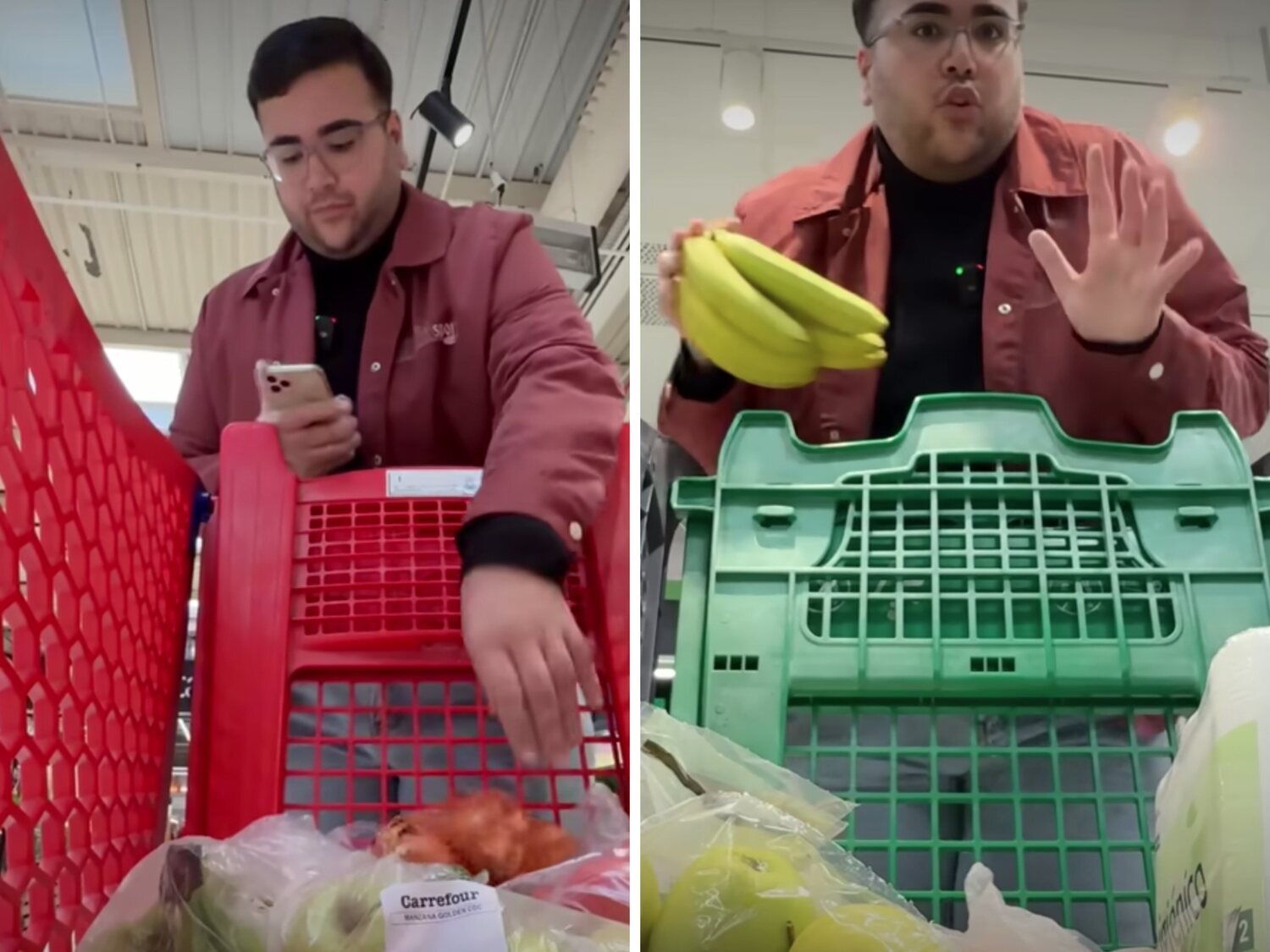 Haciendo la misma compra en Mercadona, Lidl y Carrefour: ¿Cuál es la diferencia de precio?