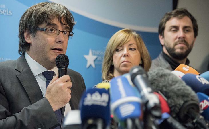 Puigdemont y los exconsellers que se encuentran en Bruselas han quedado en libertad con medidas cautelares