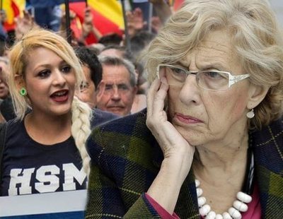 Carmena ofrece un albergue a las personas sin hogar que acampan con los neonazis de Hogar Social Madrid