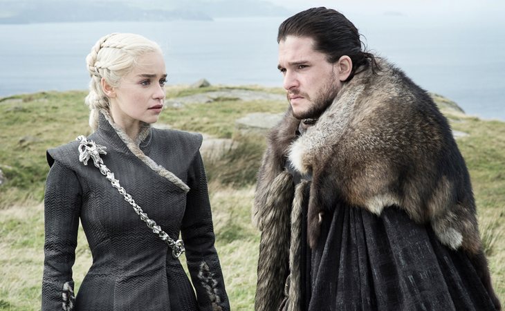 Jon Snow y Daenerys Targaryen, la pareja estrella de 'Juego de tronos'