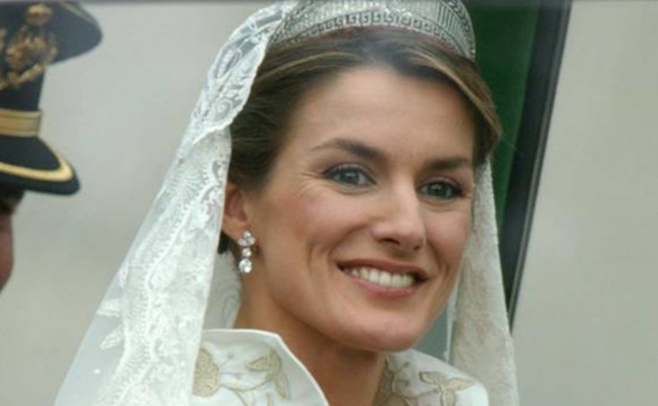 Letizia se casó con felipe en 2004
