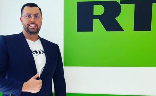 Alexander Ionov, en la sede del canal RT