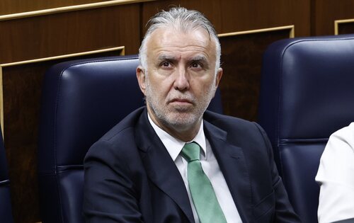 Ángel Víctor Torres, ministro de Política Territorial y Memoria Democrática, en el Congreso