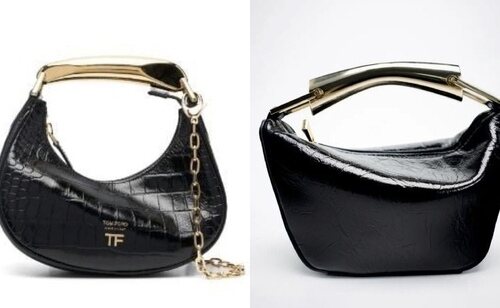 Bolso de Tom Ford y Zara