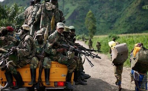 Milicianos de M23 en RDC en la actualidad