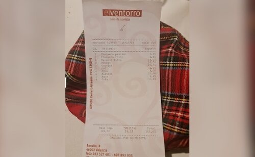 Una cuenta de 155 euros en el restaurante El Ventorro