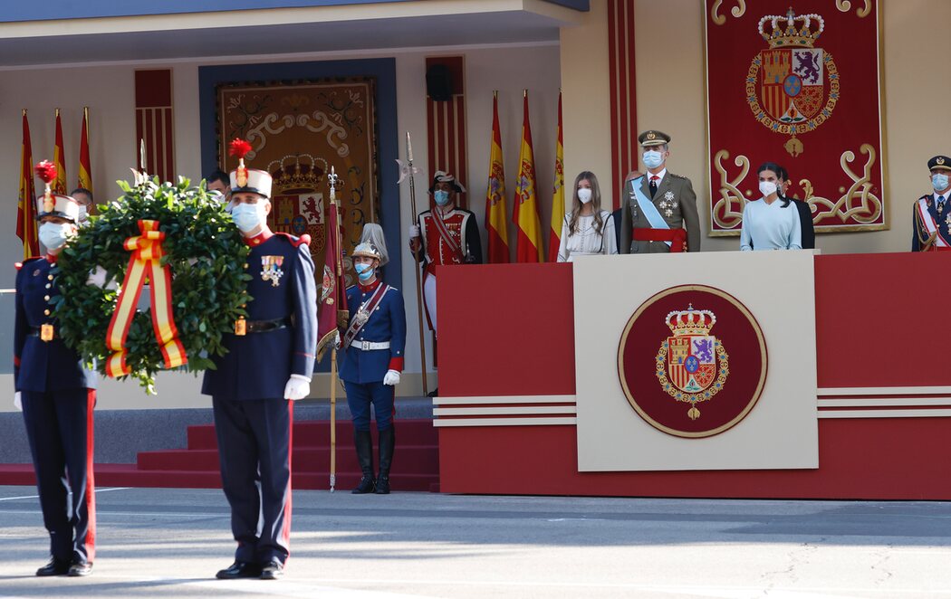 Vuelve el desfile del Día de la Hispanidad con la ausencia de la princesa Leonor