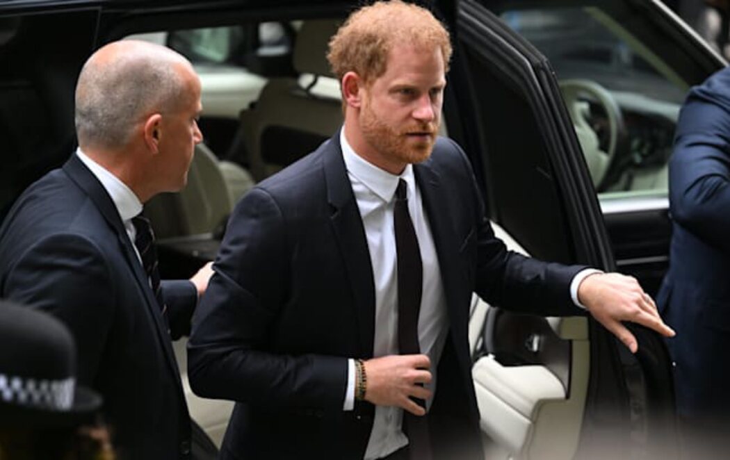 El príncipe Harry testifica en el juicio contra el tabloide británico Daily Mail