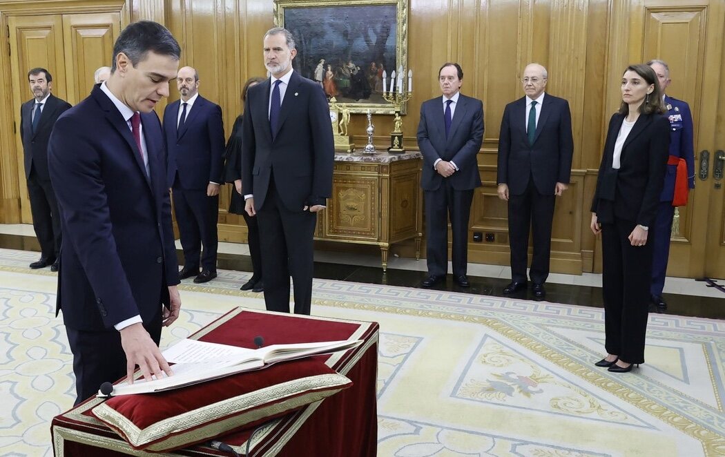 Pedro Sánchez promete su tercer mandato como presidente del Gobierno