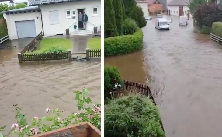 Las inundaciones en el sur de Alemania provocan el desplazamiento de 3.000 personas