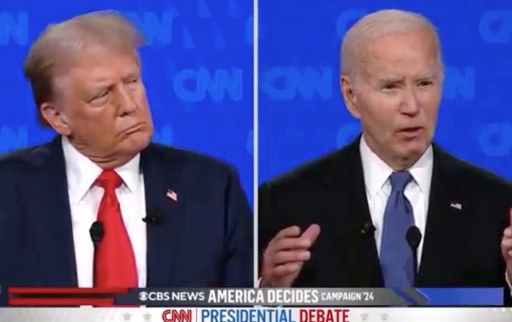 Donald Trump arrolla a Biden en el primer debate presidencial en CNN
