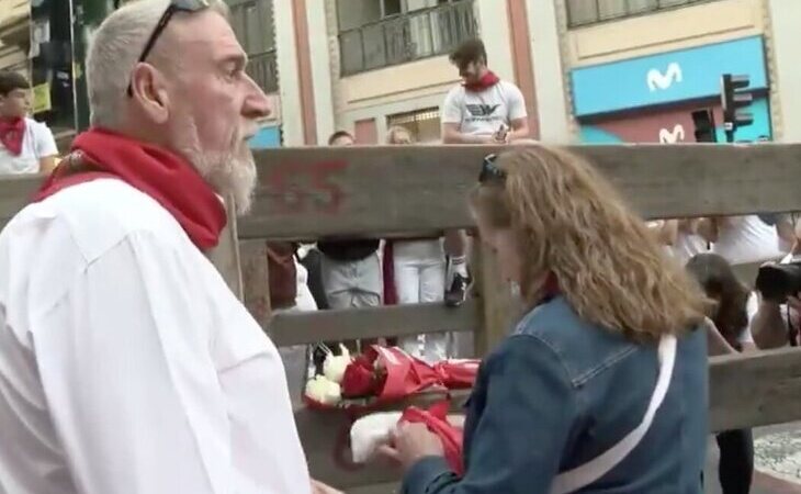 Homenajean en Pamplona a Daniel Jimeno, el último muerto en Sanfermines hace 15 años