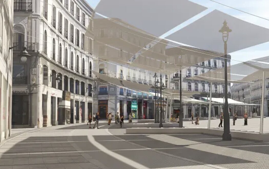 Luz verde a los toldos en la Puerta del Sol: se instarán en verano de 2025