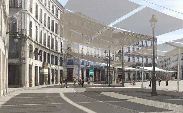 Luz verde a los toldos en la Puerta del Sol: se instarán en verano de 2025