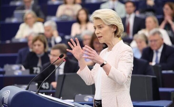 Ursula von der Leyen, reelegida presidenta de la Comisión Europea