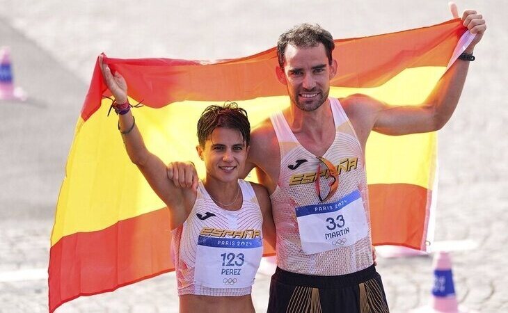 María Pérez y Álvaro Martín se alzan con la Medalla de oro en el relevo mixto de marcha de los Juegos Olímpicos