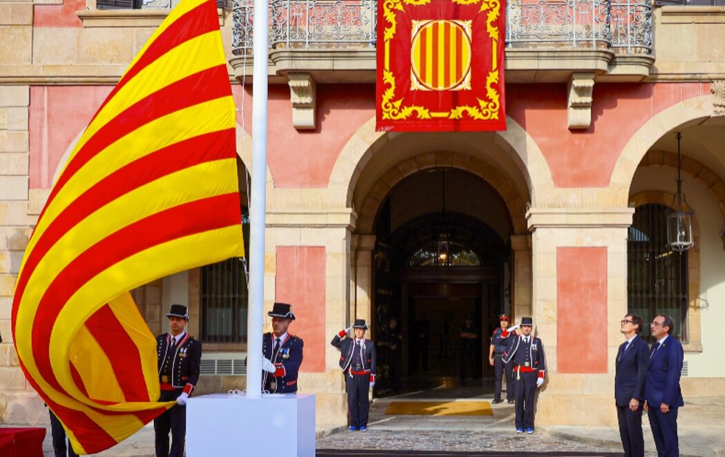 Normalidad en la celebración de la primera Diada con Salvador Illa como president