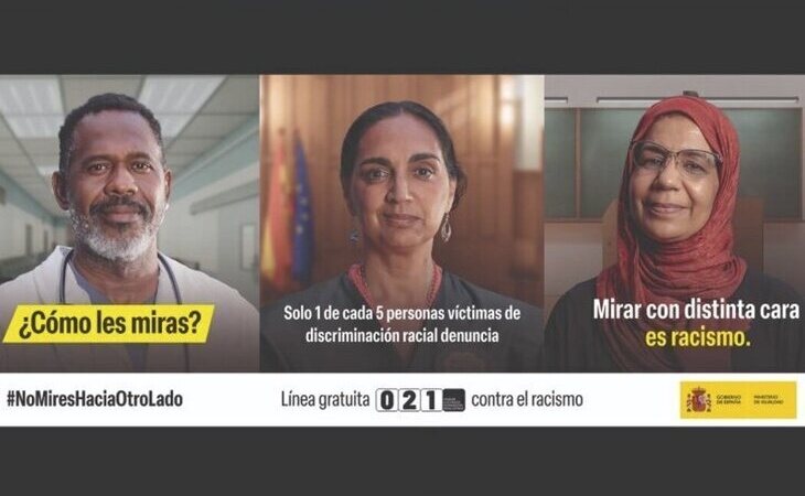 "No mires hacia otro lado": Igualdad lanza una campaña contra el racismo y la necesidad de denunciar