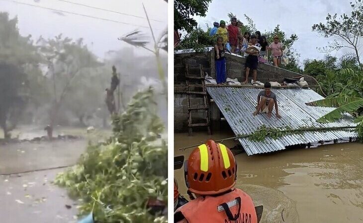 El tifón Toraji toca tierra en Filipinas tras evacuar a 2.500 personas