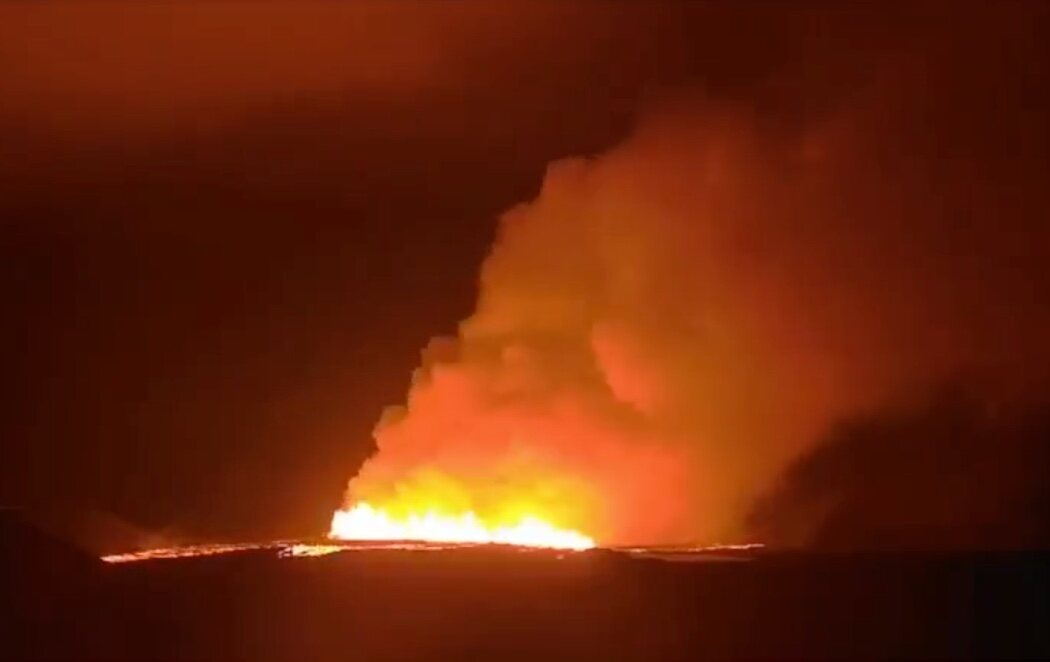 Evacuado el suroeste de Islandia por una nueva erupción del volcán Sundhnukur