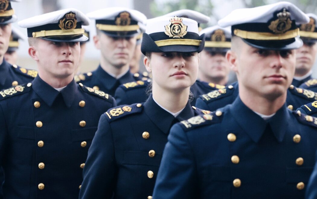 La princesa Leonor, recibida en el Ayuntamiento de Cádiz en su expedición en el Juan Sebastián Elcano