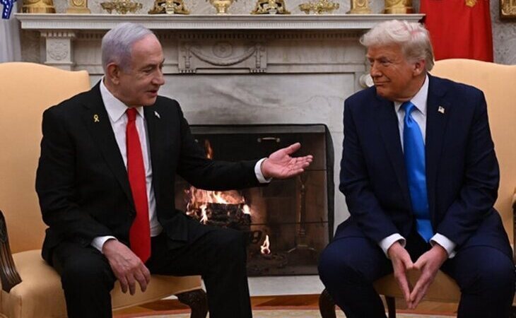 Trump recibe a Netanyahu en la Casa Blanca y promete expulsar a todos los palestinos de Gaza